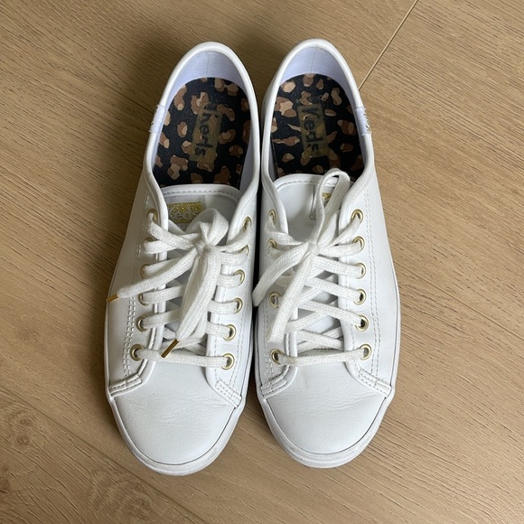 Keds womens leather sneaker white - Picture 2 of 4